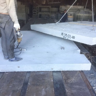 Отгрузка дорожных плит